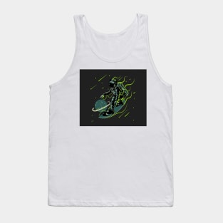 Space Surfer astronaut Tank Top